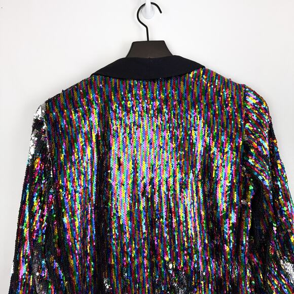 Cartonnier Anthropologie Sequins Blazer Jacket - Size XS - Picture 8 of 10